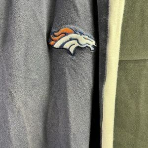 Reebok Denver Broncos LoungePajama Pants Navy Size X-Large Unisex Drawstring